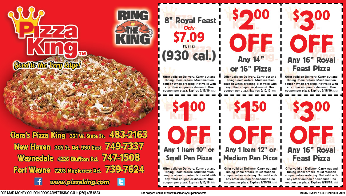 Current Coupons Mad Money Coupon Book