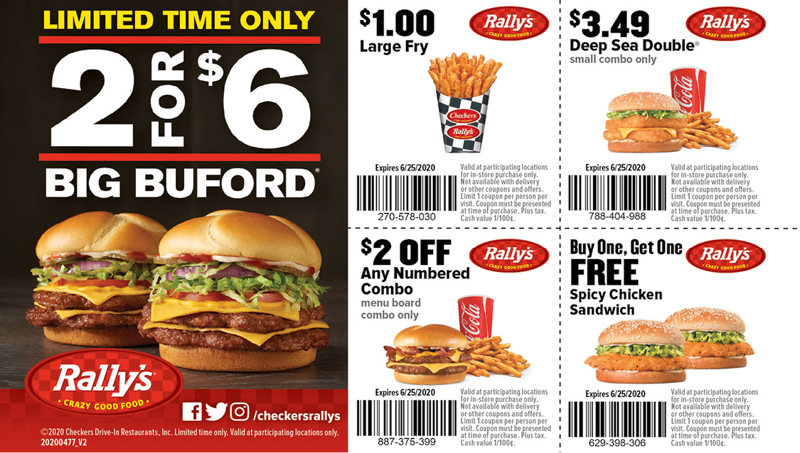 2023 Rally s Coupons Print And Save Now 